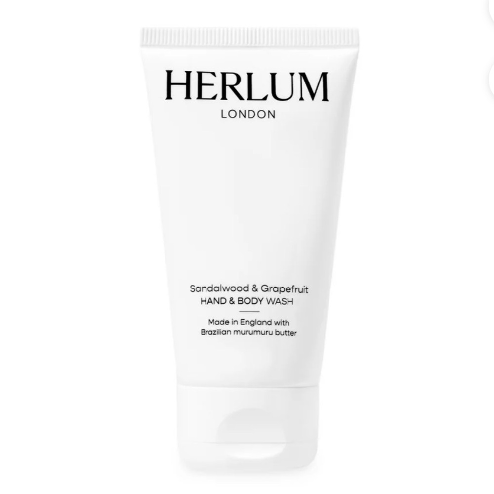 HERLUM LONDON Sandalwood & Grapefruit HAND & BODY WASH 1.69Oz